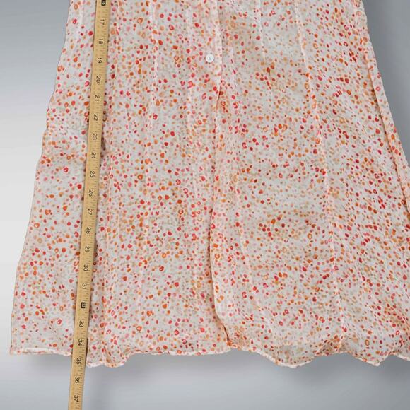 90s Victoria’s Secret Silk Sheer Negligee Dress – Button Front, XS - Picture 8 of 8